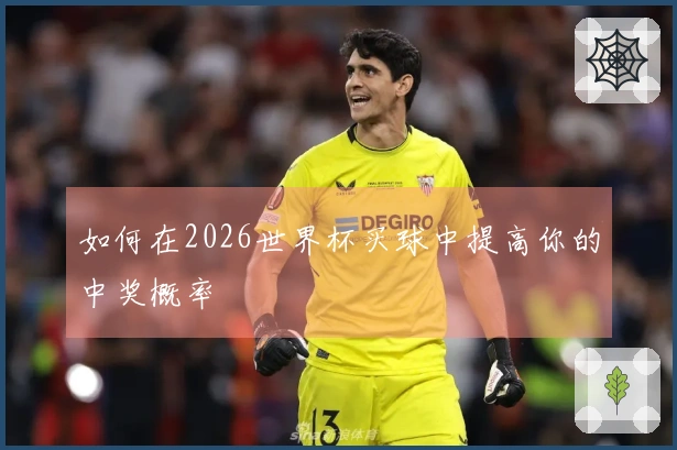 如何在2026世界杯买球中提高你的中奖概率